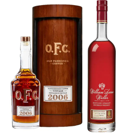 OFC Bourbon 2006 750ML + William Larue Weller Bourbon 2025 Edition 750ML