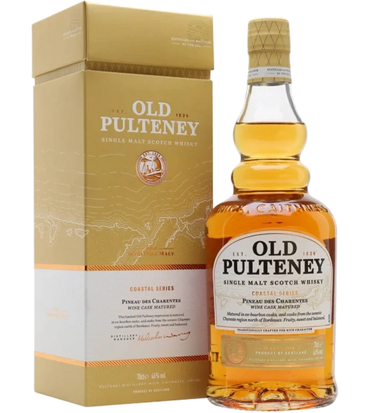 OLD PULTENEY SCOTCH SINGLE MARITIME MALT COASTAL SERIES WINE CASK MATURED 750ML LIQ