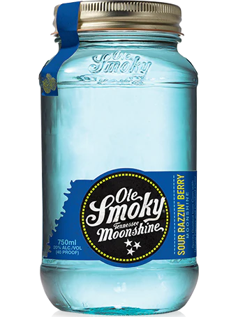 OLE SMOKY MOONSHINE SOUR RAZZIN BERRY 750ML LIQ