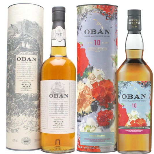 Oban Scotch Single Malt 14YR + Oban Scotch Single Malt Special Release 2024 10YR 750ML