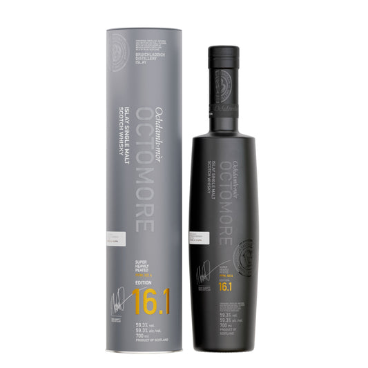 BRUICHLADDICH OCTOMORE SERIES SCOTCH SINGLE MALT ISLAY 16.1 EDITION 700ML LIQ