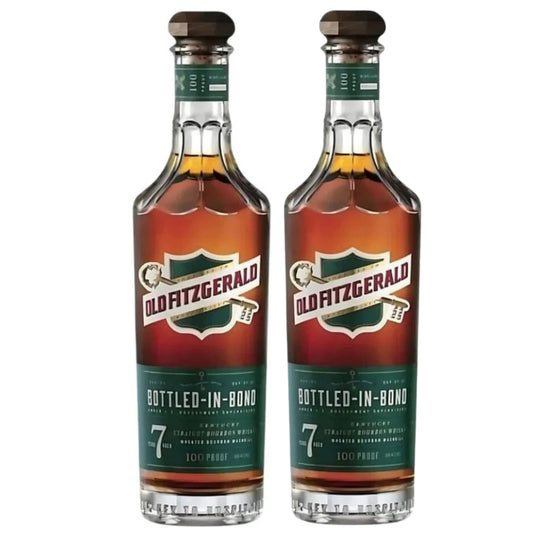 Old Fitzgerald Bourbon Wheated Bottled In Bond 7YR 700ML 2 Bottle Bundle