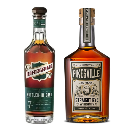 Old Fitzgerald Bourbon 7YR + Pikesville Whiskey Rye Bundle