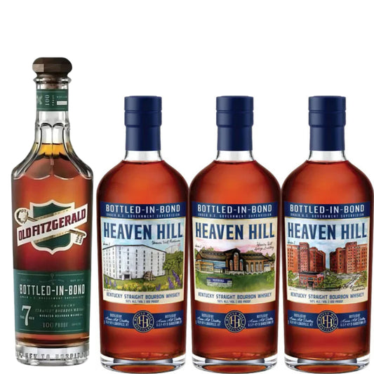 Old Fitzgerald Bourbon 7YR 700ML + 1 Heaven Hill Bourbon Artist Series 750ML