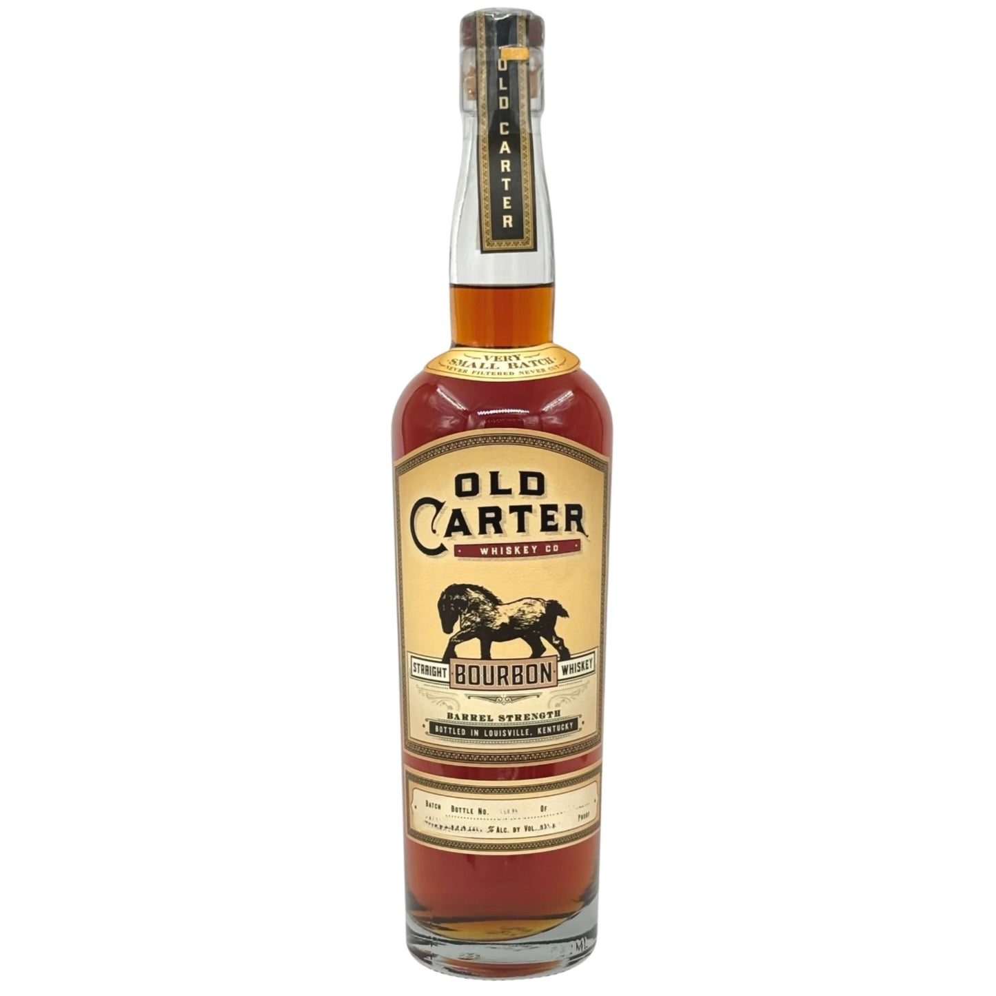 OLD CARTER BOURBON BARREL STRENGTH BATCH TX-1 10YR KENTUCKY 750ML LIQ