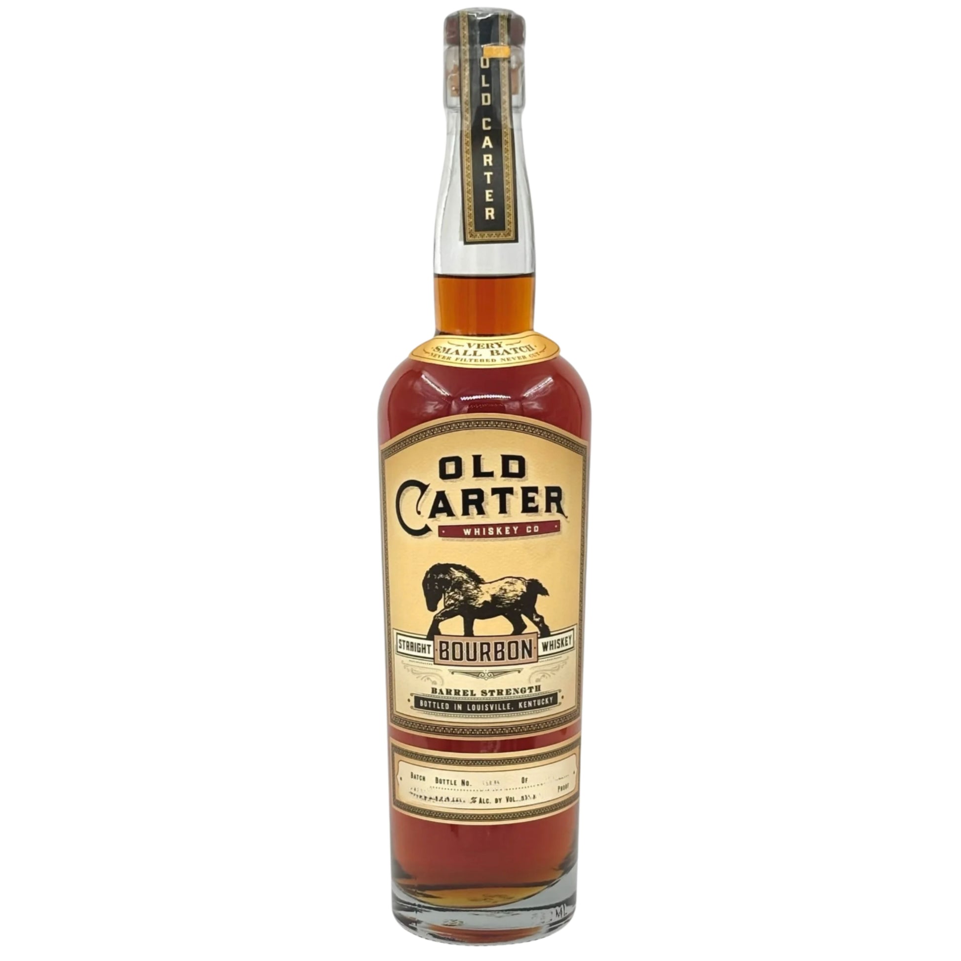 OLD CARTER BOURBON BARREL STRENGTH BATCH TX-1 10YR KENTUCKY 750ML LIQ