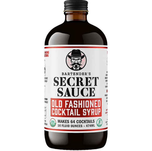 BARTENDERS SECRET SAUCE OLD FASHIONED COCKTAIL SYRUP 474ML MIXER