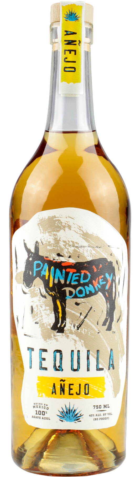 PAINTED DONKEY TEQUILA ANEJO 750ML LIQ