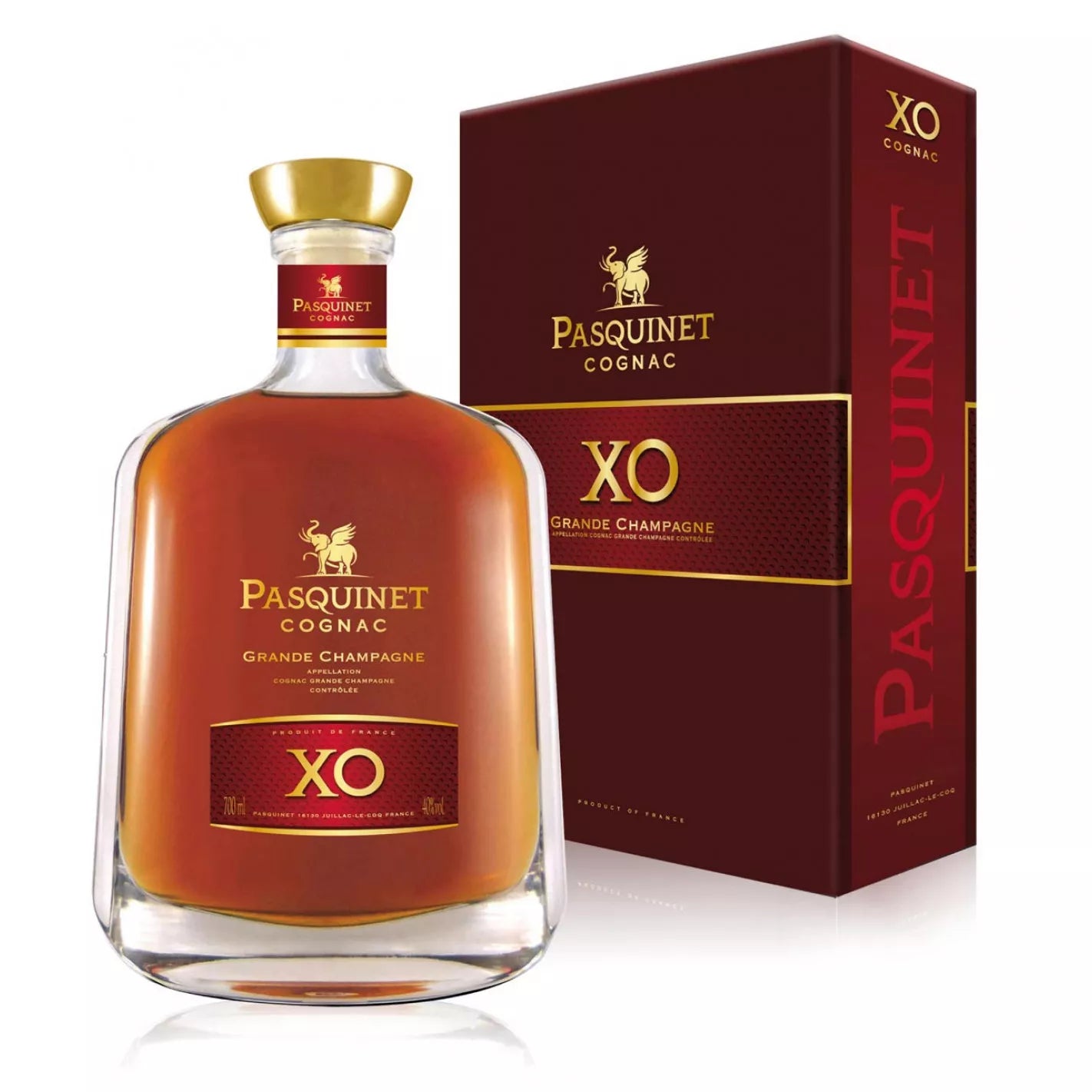 PASQUINET COGNAC XO GRAND CHAMPAGNE FRANCE 700ML Spirits