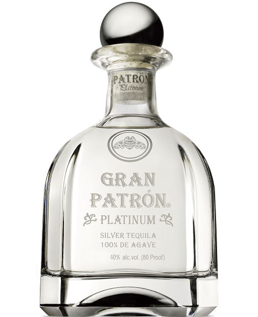 Patron Tequila Platinum 375ML Bottle - Premium Silver Tequila