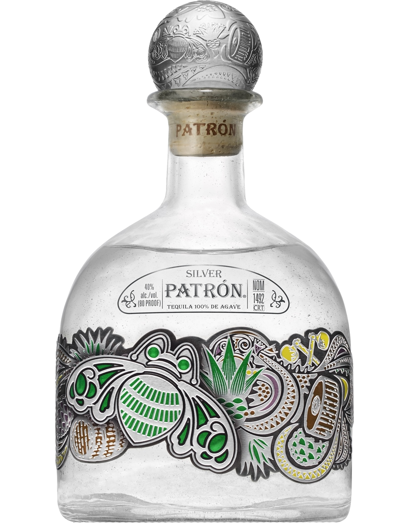 Patron Tequila Silver Limited Edition 1L Bottle - Premium Tequila