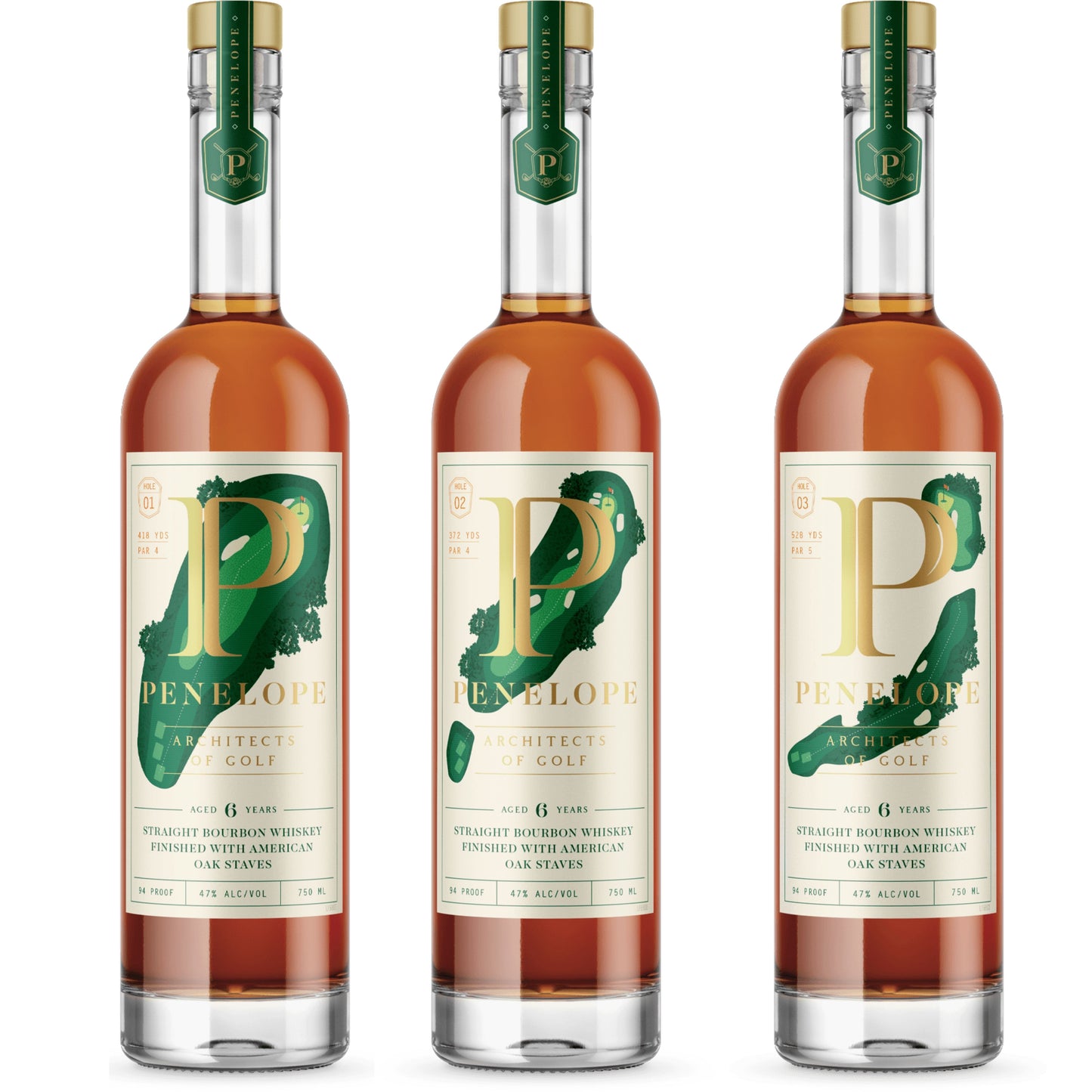 Penelope Bourbon Architects Of Golf Holes 1, 2, & 3 Bundle