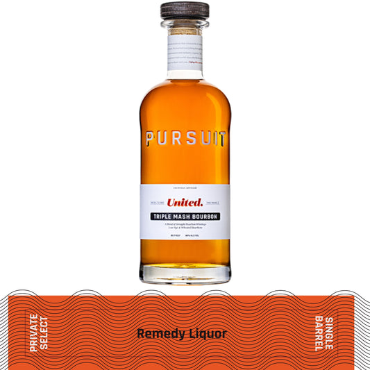 PURSUIT UNITED BOURBON DOUBLE OAKED PRIVATE SINGLE BARREL SELECT KENTUCKY 750ML