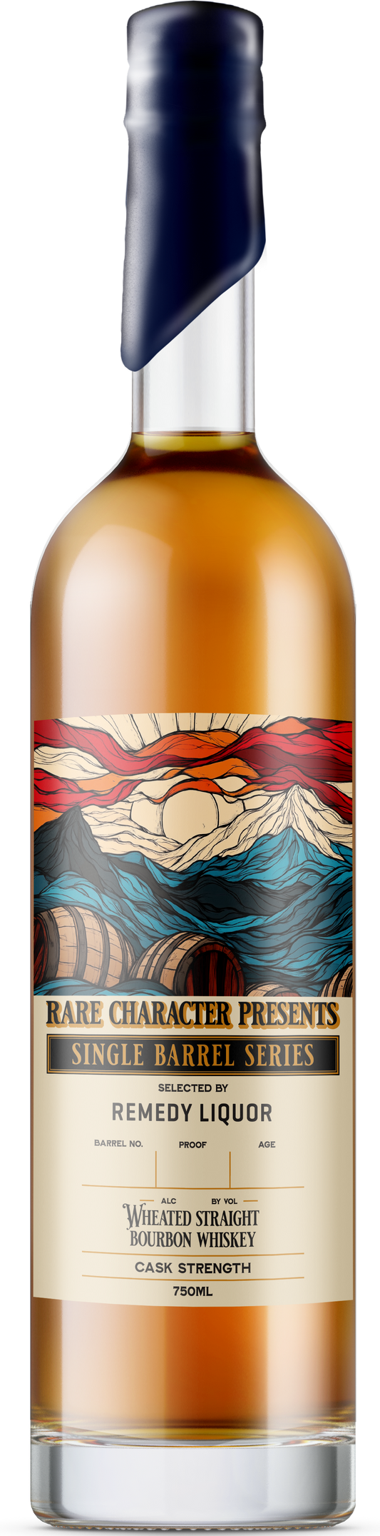 RARE CHARACTER BOURBON WHEATED CASK STRENGTH REMEDY SINGLE BARREL SERIES KENTUCKY 8YR 750ML LIQ