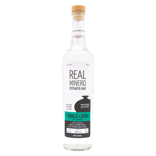 REAL MINERO AGAVE SPIRIT TOBALA CAPON AGAVE SEEMANNIANA OAXACA 750ML LIQ