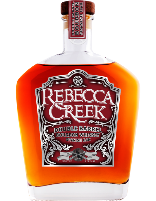 REBECCA CREEK DOUBLE BARREL BOURBON WHISKEY SPANISH OAK TEXAS 125.3PF 750ML LIQ