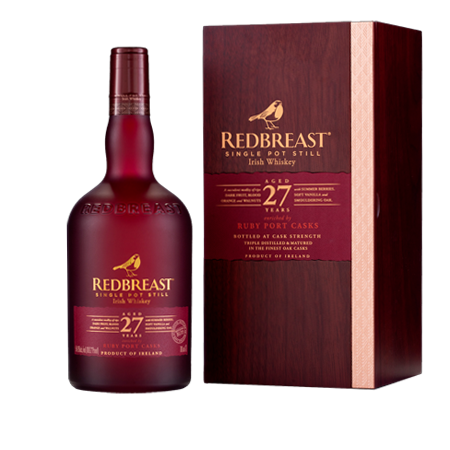 REDBREAST WHISKEY SINGLE POT STILL IRISH 27YR 750ML - Remedy Liquor