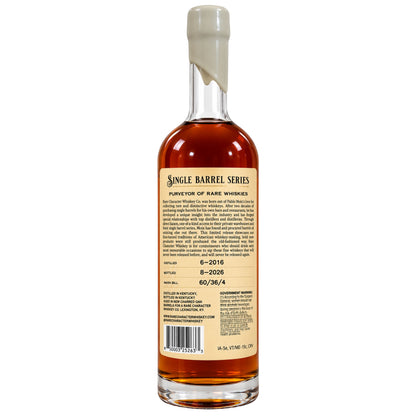 RARE CHARACTER BOURBON REMEDY SINGLE BARREL SERIES CASK STRENGTH 121.52PF KENTUCKY 10YR 750ML LIQ