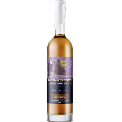 RARE CHARACTER WHISKEY RYE SINGLE BARREL SERIES FINISHED IN AMBURANA CASK INDIANA 750ML