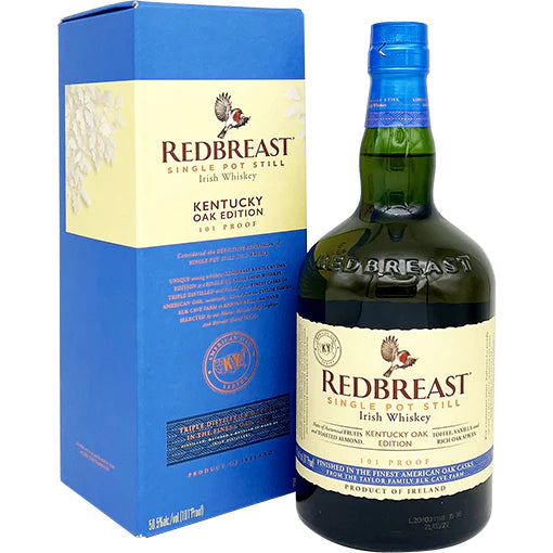 REDBREAST WHISKEY SINGLE POT STILL KENTUCKY OAK EDITION 101PF IRISH 750ML LIQ