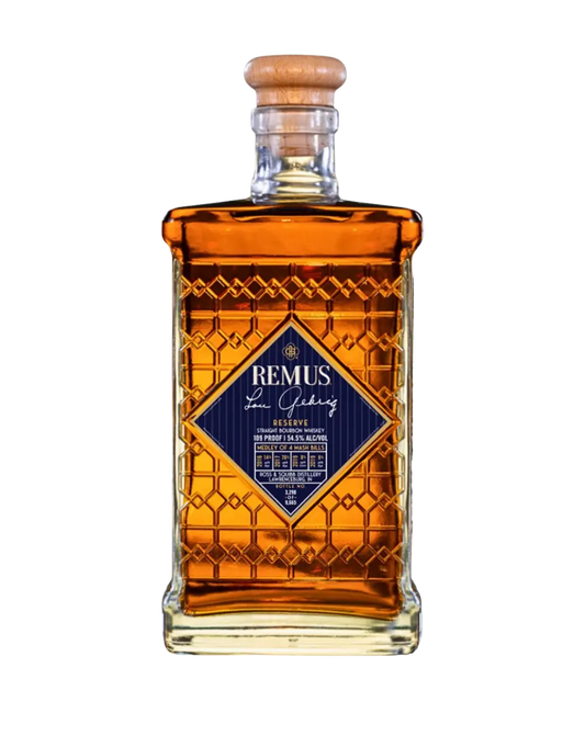 GEORGE REMUS BOURBON STRAIGHT LOU GEHRIG RESERVE EDITION INDIANA 750ML