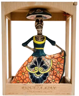 RIQUEZA AZUL CATRINA TEQUILA ANEJO 750ML LIQ