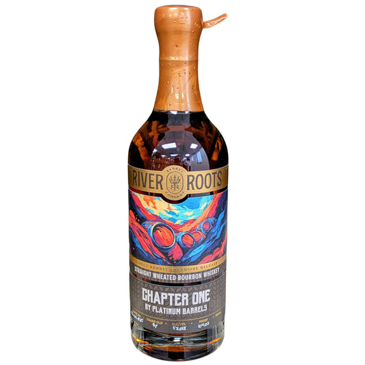 RIVER ROOTS BOURBON WHEATED SINGLE BARREL "CHAPTER ONE" EXCLUSIVE RELEASE OHIO 8YR 750ML LIQ