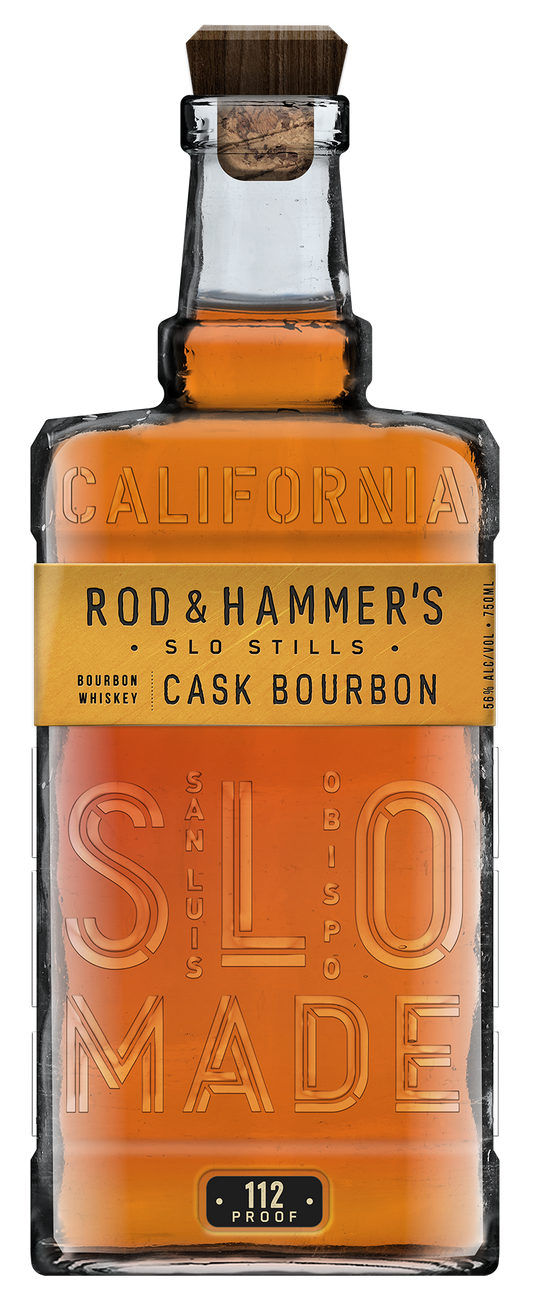ROD & HAMMERS BOURBON STRAIGHT CASK STRENGTH CALIFORNIA 750ML LIQ