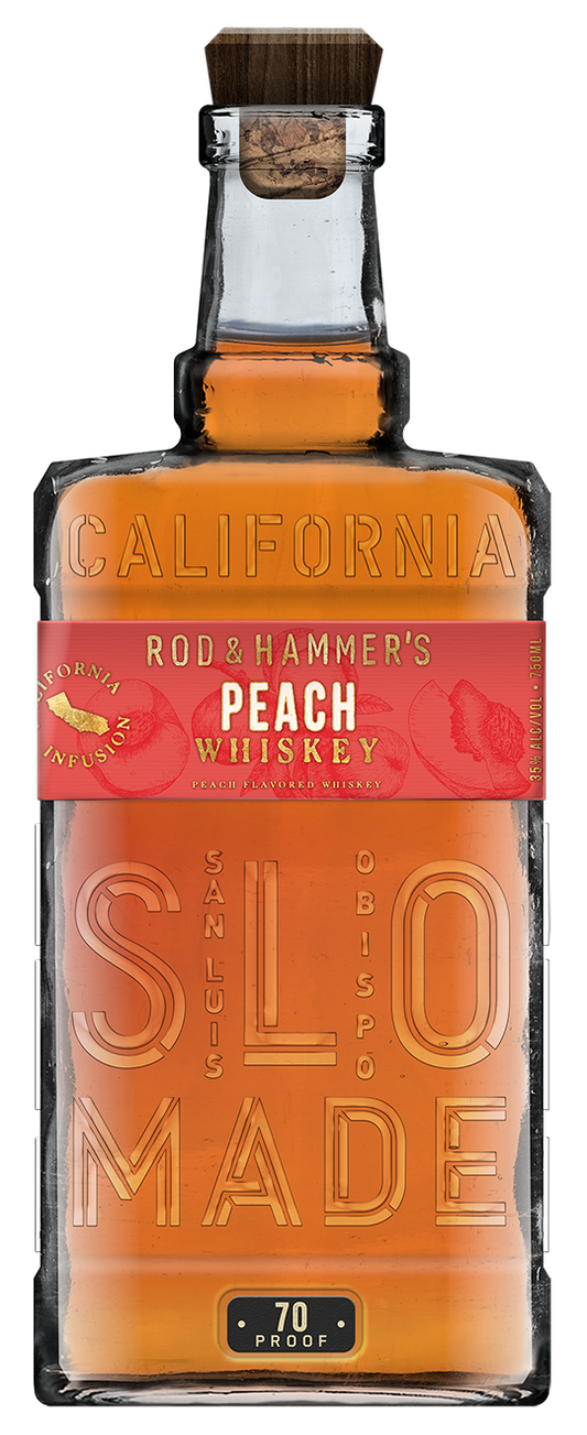 ROD & HAMMERS WHISKY PEACH FLAVORED CALIFORNIA 750ML LIQ