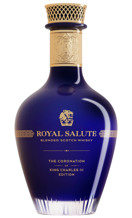 ROYAL SALUTE SCOTCH BLENDED THE CORONATION KING CHARLES III EDITION 21YR 700ML LIQ