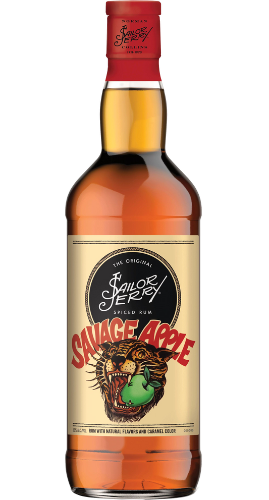 SAILOR JERRY SPICED RUM SAVAGE APPLE 750ML Spirits