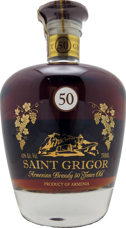 SAINT GRIGOR BRANDY ARMENIAN 50YR 700ML Spirits