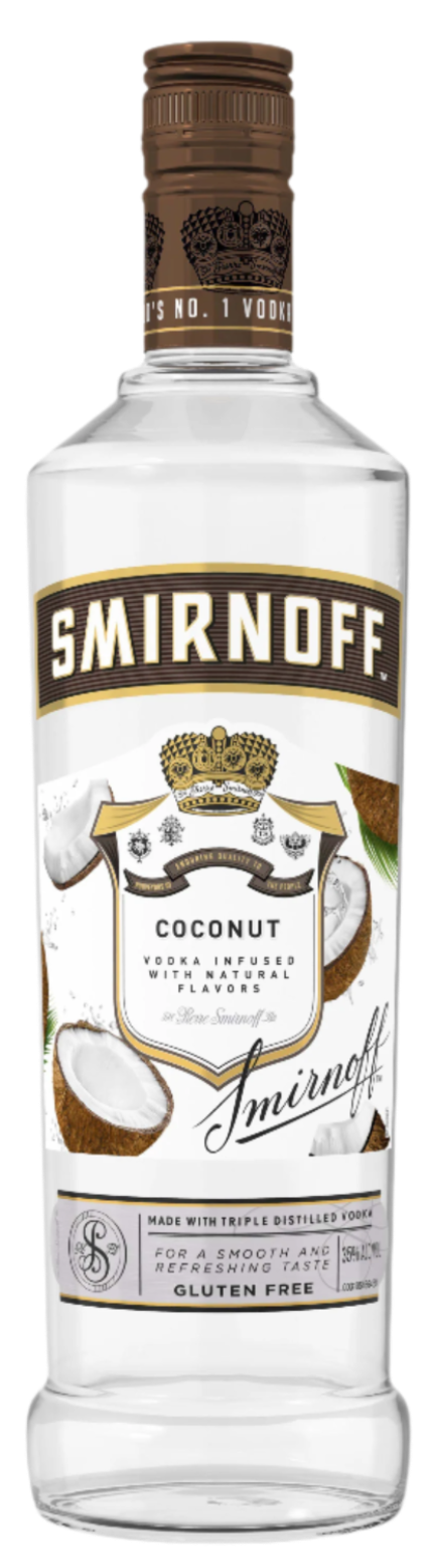 SMIRNOFF VODKA COCONUT 750ML Spirits