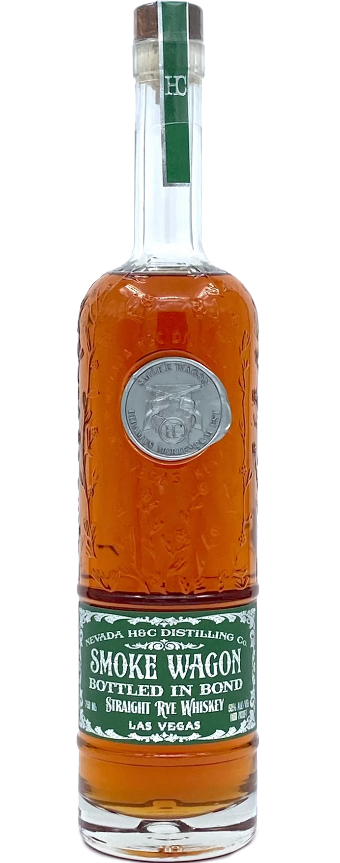 SMOKE WAGON WHISKEY STRAIGHT RYE BOTTLED IN BOND 100PF NEVADA 750ML LIQ