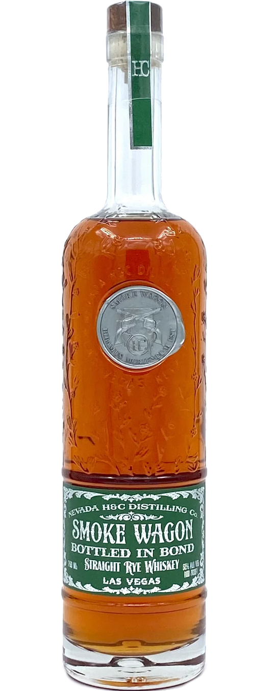 SMOKE WAGON WHISKEY STRAIGHT RYE BOTTLED IN BOND 100PF NEVADA 750ML LIQ