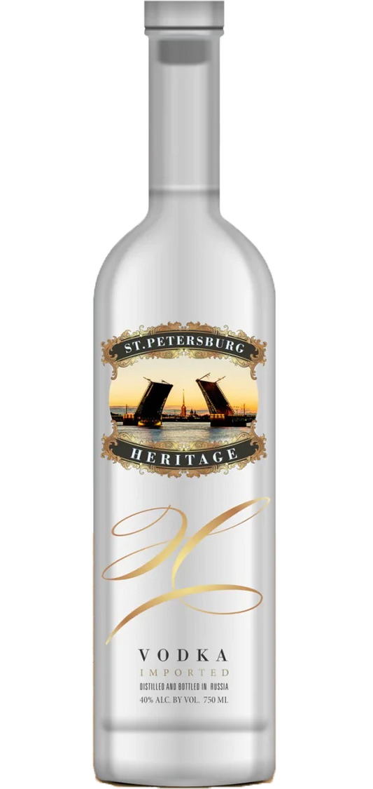 ST PETERSBURG HERITAGE VODKA ULTRA PREMIUM RUSSIA 750ML LIQ