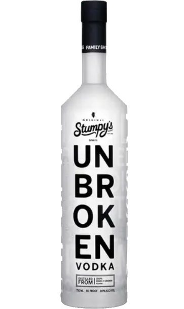 STUMPYS UNBROKEN VODKA DISTILLED FROM CORN ILLINOIS 750ML - Remedy Liquor