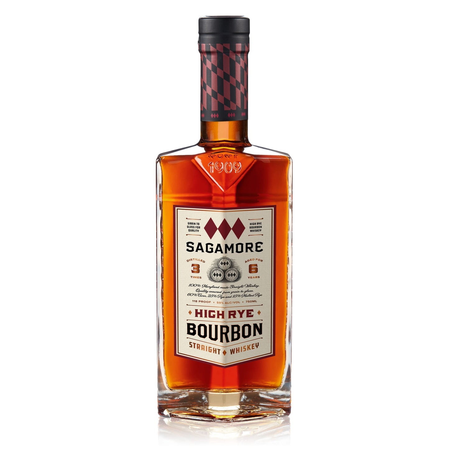 SAGAMORE BOURBON HIGH RYE MARYLAND 6YR 750ML