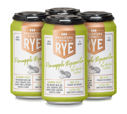 SAGAMORE SPIRIT RYE PINEAPPLE RIGARITA COCKTAIL 4X355ML CANS LIQ