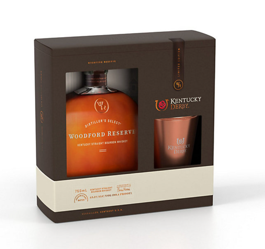 WOODFORD RESERVE BOURBON W/ JULEP CUP KENTUCKY 750ML LIQ