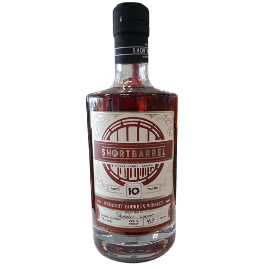 SHORTBARREL BOURBON SINGLE BARREL SERIES INDIANA 10YR 750ML LIQ