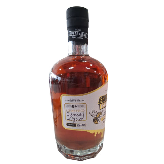 SHORTBARREL THE BEES KNEES BOURBON PRIVATE SINGLE BARREL DOUBLE BARREL TOASTED FINISHED IN HONEY CASKS KENTUCKY 750ML LIQ