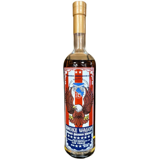SMOKE WAGON WHISKEY STRAIGHT BOURBON BIBAMUS MORIENDUM EST 750ML LIQ