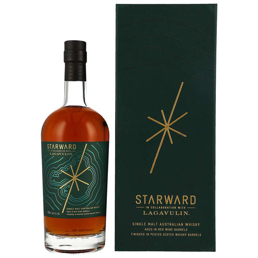 STARWARD WHISKY SINGLE MALT IN COLLABORATION WITH LAGAVULIN AUSTRALIA 750ML LIQ