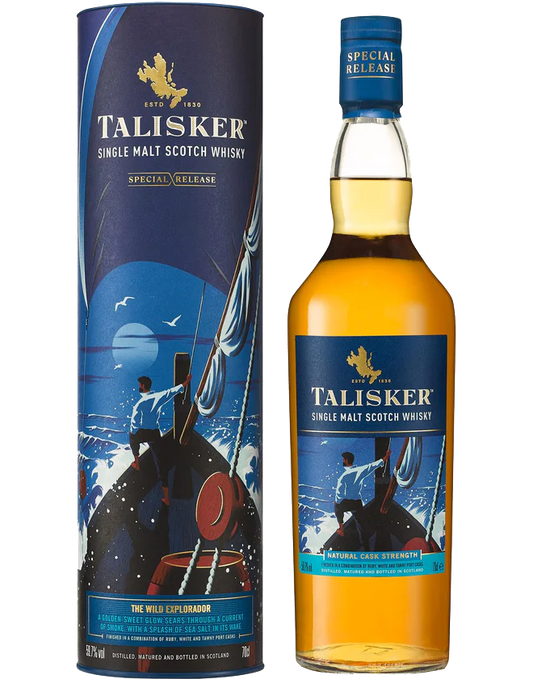 TALISKER SCOTCH SINGLE MALT THE WILD EXPLORADOR 2023 EDITION 11YR 750ML LIQ