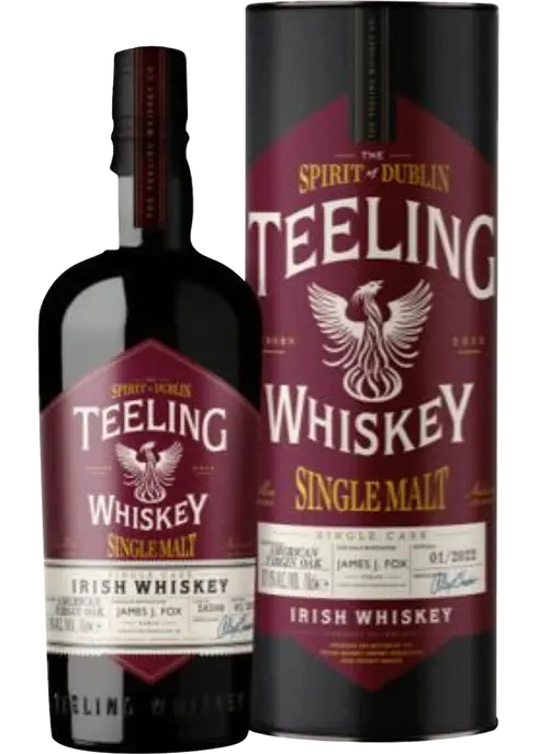 TEELING WHISKEY SINGLE MALT SINGLE RUBY PORT CASK IRISH 750ML LIQ