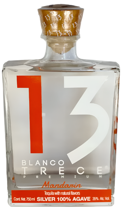 TEQUILA 13 BLANCO MANDARIN 750ML LIQ