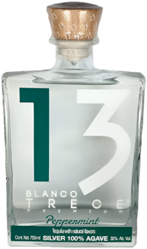 TEQUILA 13 BLANCO PEPPERMINT 750ML LIQ