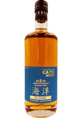 KAIYO WHISKY THE RAMU LIMITED WOOD LIBRARY SERIES EDITION RUM BARREL FINISH JAPAN 8YR 700ML LIQ