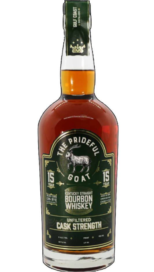 THE PRIDEFUL GOAT BOURBON STRAIGHT UNFILTERED CASK STRENGTH INDIANA 6YR 750ML LIQ